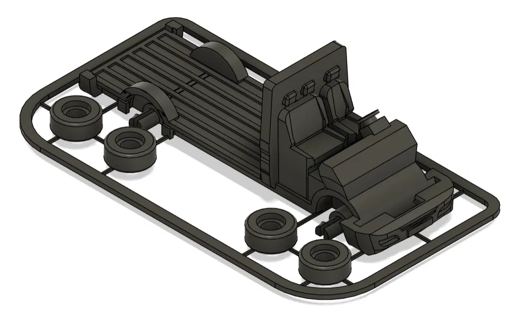 Mô hình kitcard xe Mercedes Sprinter - Image 5