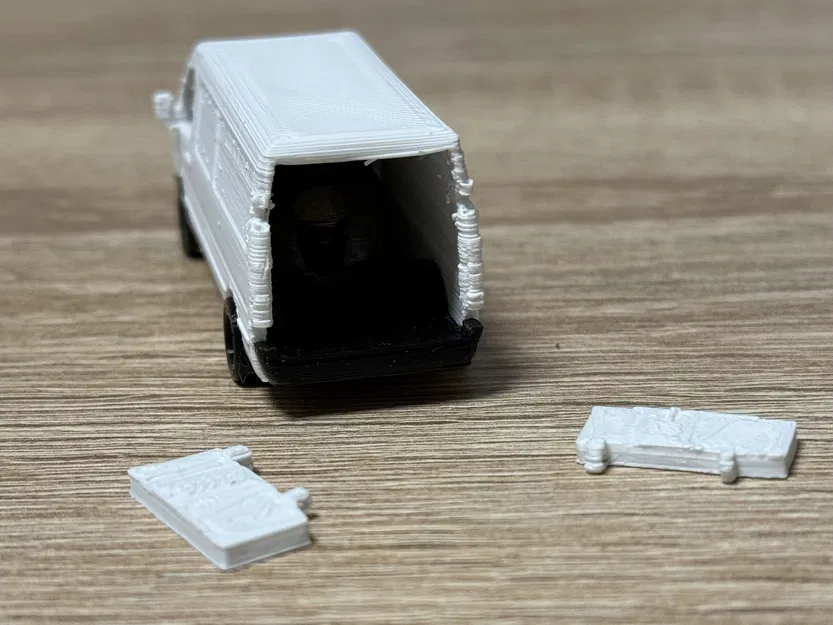 Mô hình kitcard xe Mercedes Sprinter - Image 8