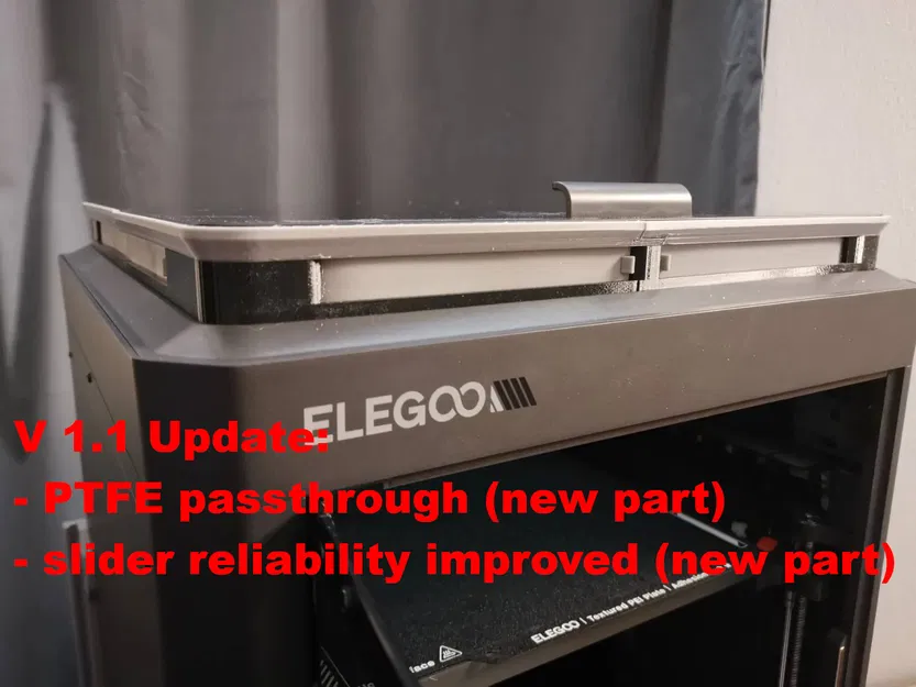 Elegoo Centauri Carbon Riser Rolling Shutters - Bản cập nhật V1.1! - Image 1