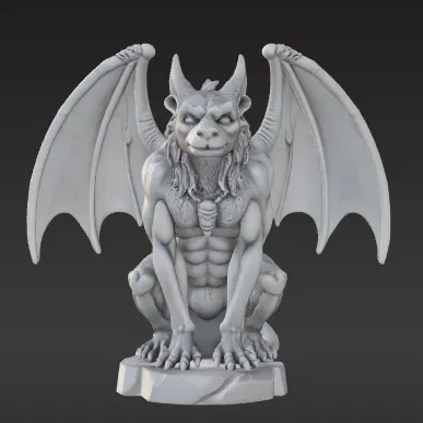 Mô hình tượng Gargoyle 7cm – Vật phẩm trang trí bàn làm việc độc đáo