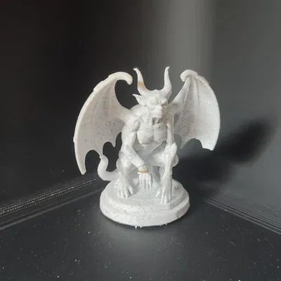 Mô hình tượng quỷ Gargoyle (Stone Gargoyle) trang trí 3D ấn tượng