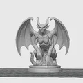 Mô hình tượng quỷ Gargoyle (Stone Gargoyle) trang trí 3D ấn tượng - Thumbnail 3
