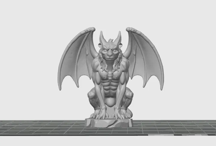 Mô hình tượng Gargoyle 7cm – Vật phẩm trang trí bàn làm việc độc đáo - Image 3