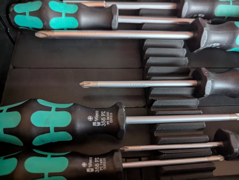 Giá đỡ tuốc nơ vít hệ Gridfinity - Image 2