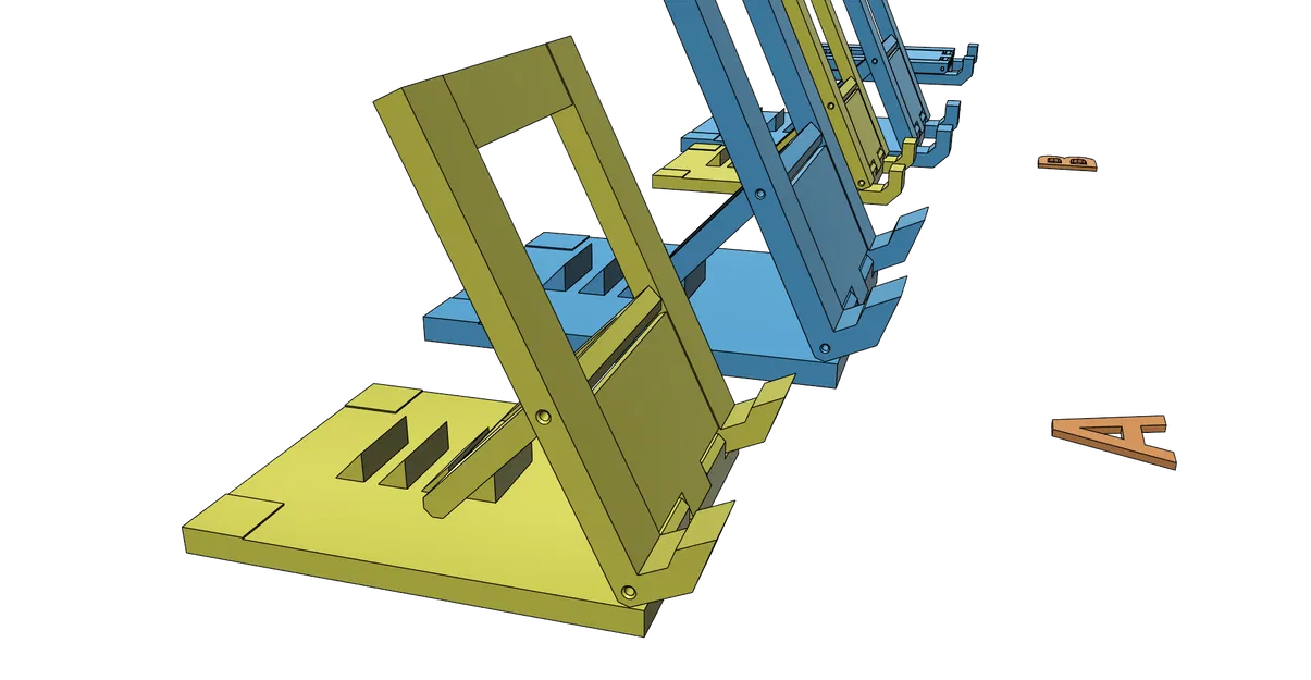 Giá đỡ máy tính bảng có thể điều chỉnh, gấp gọn, in dễ dàng - Image 9