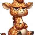 Mô hình 3D hươu cao cổ giận dữ (Angry Giraffe) cực chất - Thumbnail 3