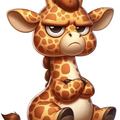 Mô hình 3D hươu cao cổ giận dữ (Angry Giraffe) cực chất