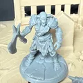Bộ 8 mô hình xương cho D&D kèm kẻ cầm cờ (nhựa resin) - Thumbnail 1