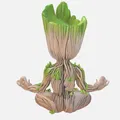 Mô hình Groot thiền định trang trí 3D tinh tế cho bàn làm việc - Thumbnail 5