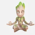 Mô hình Groot thiền định trang trí 3D tinh tế cho bàn làm việc - Thumbnail 7