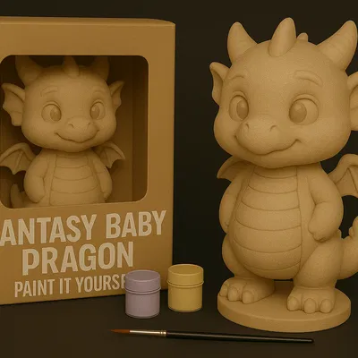 Rồng Con Huyền Bí – Tự Tay Tô Màu