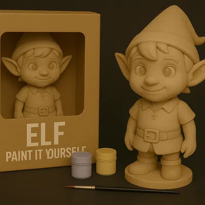 Elf – Mô hình tự tô màu (Paint-It-Yourself)