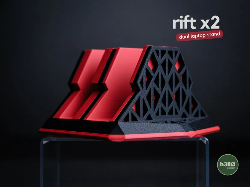 rift x2 · giá đỡ laptop kép tối giản - Image 1