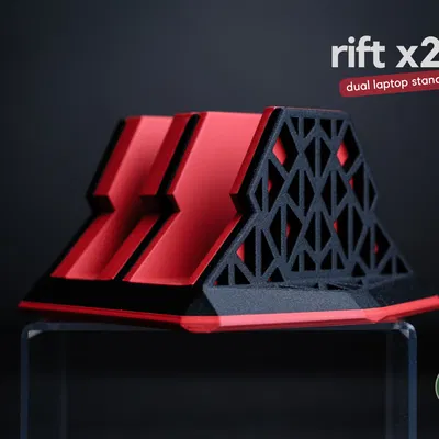 rift x2 · giá đỡ laptop kép tối giản