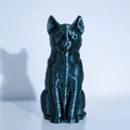 Mô hình tượng mèo vằn 3D - Striped cat figure tinh tế - Thumbnail 2