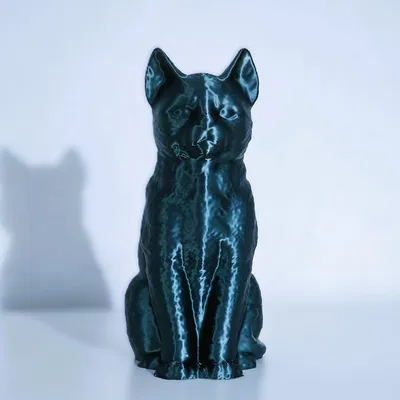 Mô hình tượng mèo vằn 3D - Striped cat figure tinh tế
