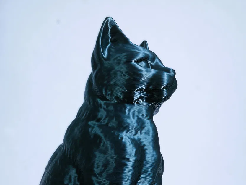 Mô hình tượng mèo vằn 3D - Striped cat figure tinh tế - Image 3