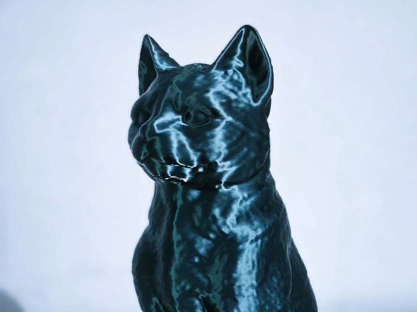 Mô hình tượng mèo vằn 3D - Striped cat figure tinh tế - Image 4