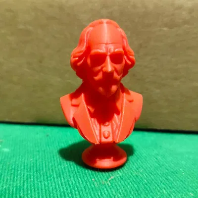 Mô hình tượng bán thân William Shakespeare 12cm trang trí đẹp