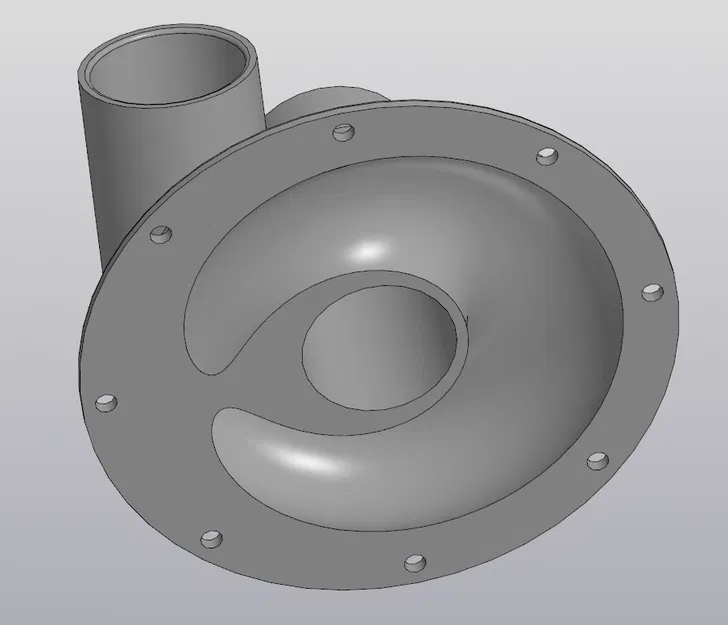 Bộ lọc bụi Cyclone và khớp nối ống 110mm in 3D tiện dụng - Image 2