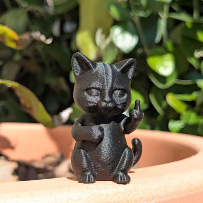 Mèo Con "Gắt": Đồ đáng ghét (Dễ in)
