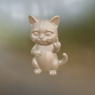 Mèo Con "Gắt": Đồ đáng ghét (Dễ in)
