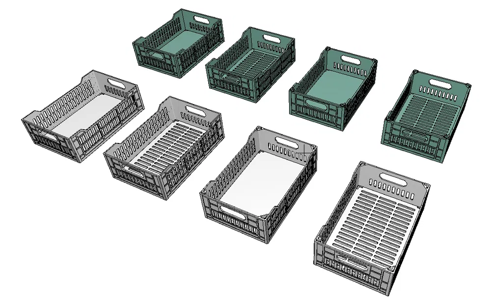 Stackable Crate Plus (bản tiết kiệm vật liệu) | REMIX - Image 5