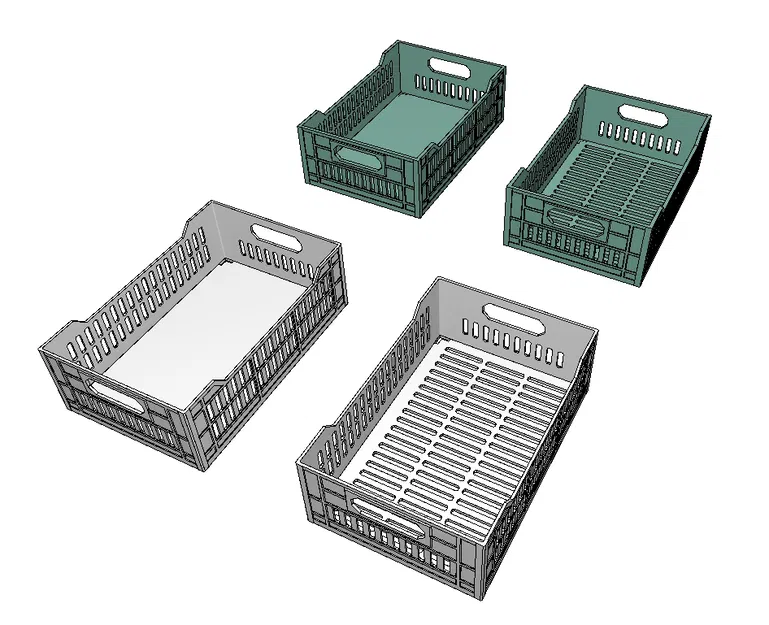 Stackable Crate Plus (bản tiết kiệm vật liệu) | REMIX - Image 7