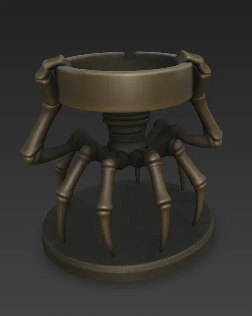 Gạt Tàn Hình Nhện Xương (Skeleton Spider Ashtray) - Image 1