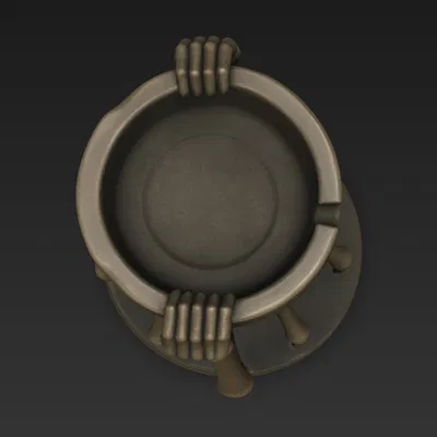 Gạt Tàn Hình Nhện Xương (Skeleton Spider Ashtray)