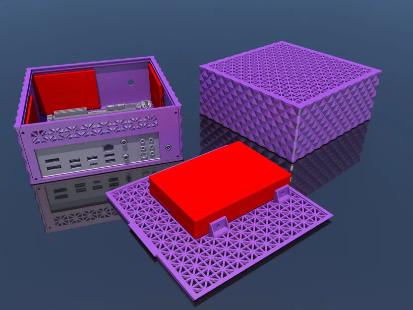 Mini ITX PC Case - Bản Remix hỗ trợ gắn thêm HDD/SSD - Image 1