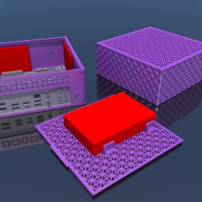 Mini ITX PC Case - Bản Remix hỗ trợ gắn thêm HDD/SSD