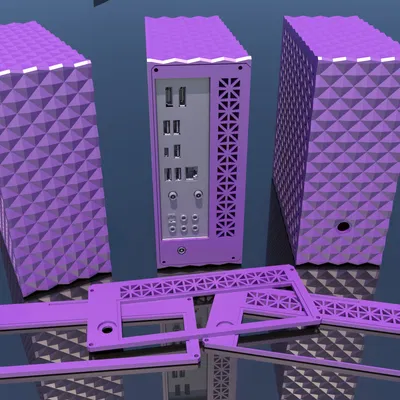 Mini ITX PC Case - Bản Remix hỗ trợ gắn thêm HDD/SSD