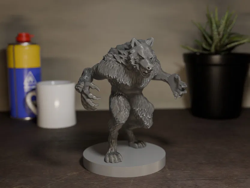 Người sói (Werewolf) 32mm/42mm cho DND / TTRPG - Image 3