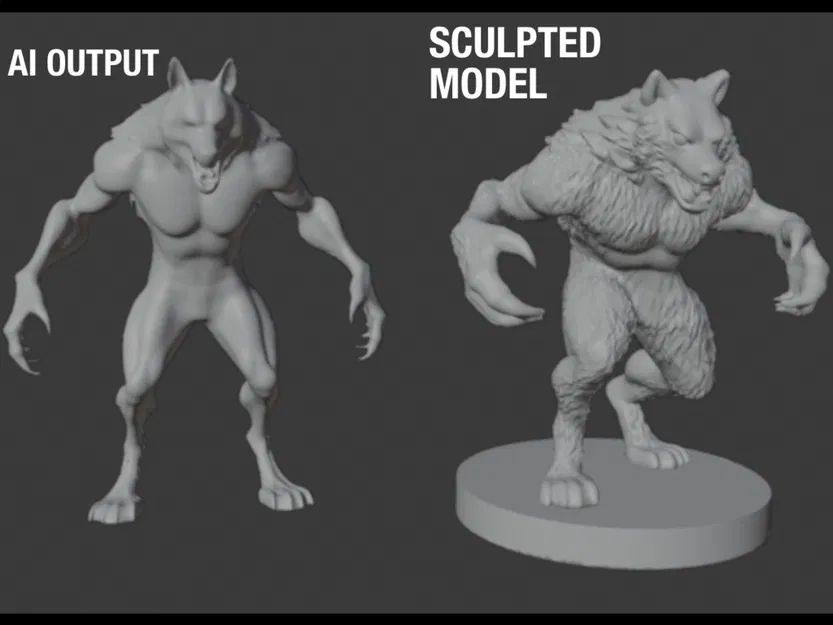 Người sói (Werewolf) 32mm/42mm cho DND / TTRPG - Image 9