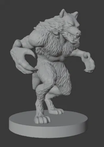 Người sói (Werewolf) 32mm/42mm cho DND / TTRPG - Image 10