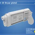 MW-20 Bryar Pistol - Mô hình Blaster Cassian Andor (Star Wars) - Thumbnail 6