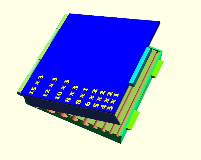 Hộp Đựng Nam Châm V2 (OpenSCAD) - Image 1