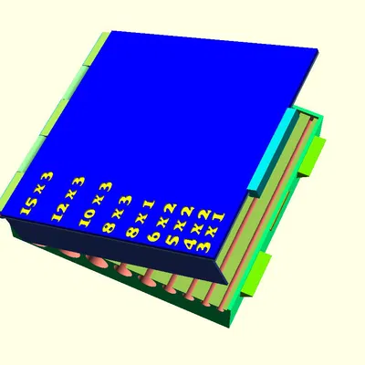 Hộp Đựng Nam Châm V2 (OpenSCAD)