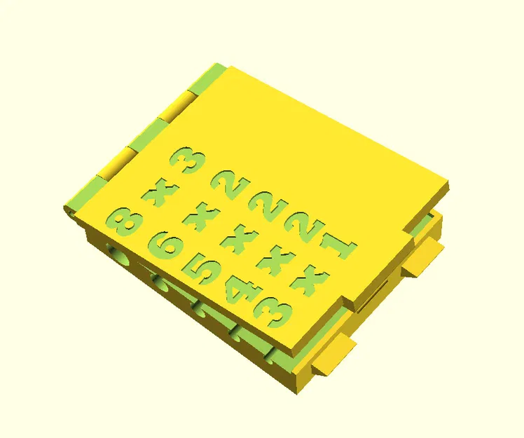 Hộp Đựng Nam Châm V2 (OpenSCAD) - Image 2
