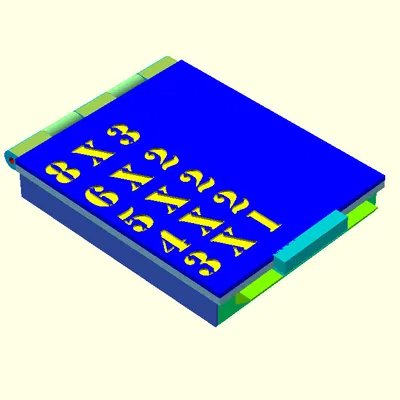 Hộp Đựng Nam Châm V2 (OpenSCAD)