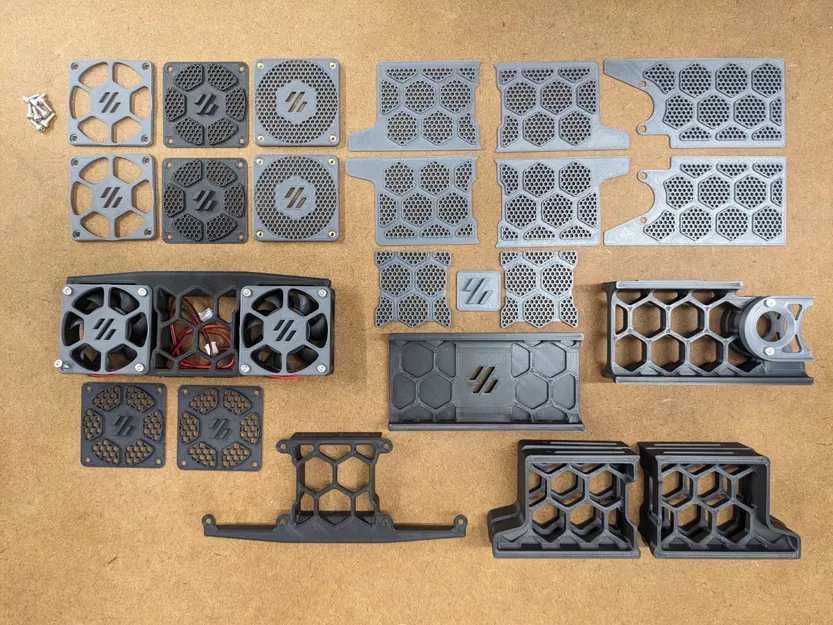 Miếng Lưới Lắp Rời (Plug-In Mesh Inserts) Cho Skirt Voron 2.4 - Image 3