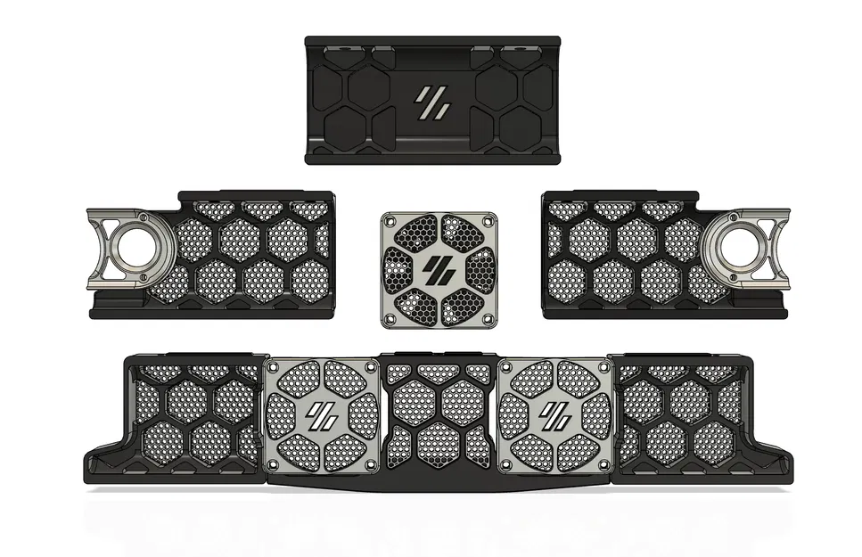 Miếng Lưới Lắp Rời (Plug-In Mesh Inserts) Cho Skirt Voron 2.4 - Image 6