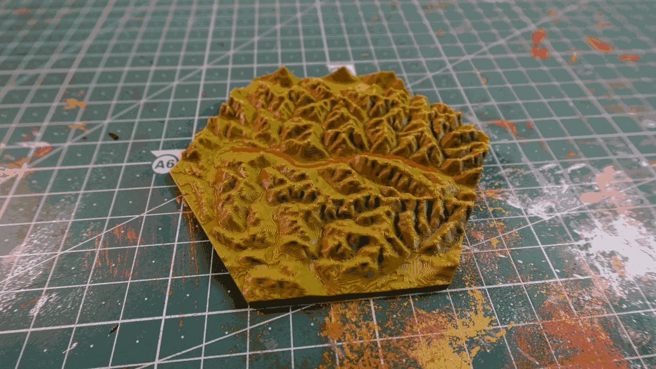 Bộ tạo bản đồ đi bộ và xe đạp | TrailPrint3D | Blender Addon - Image 2