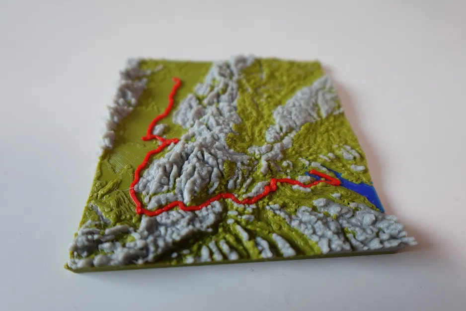 Bộ tạo bản đồ đi bộ và xe đạp | TrailPrint3D | Blender Addon - Image 12