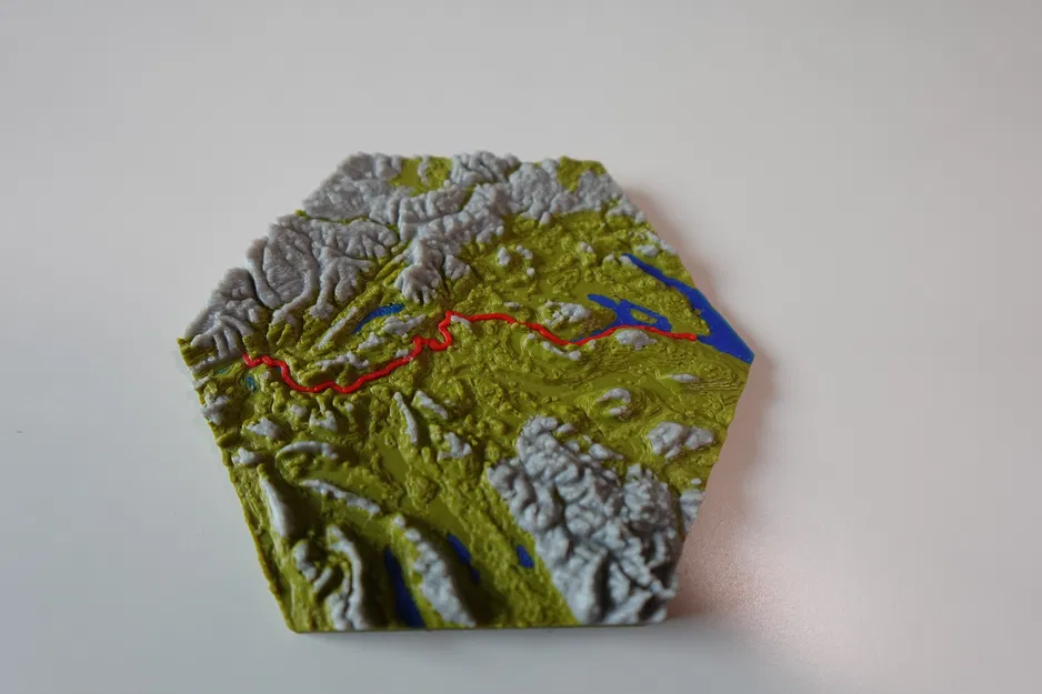 Bộ tạo bản đồ đi bộ và xe đạp | TrailPrint3D | Blender Addon - Image 16