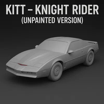 KITT – Mô hình in 3D Knight Rider