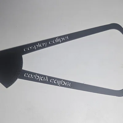 Thước đo Caliper Tool cho Cosplay có sẵn vạch chia độ