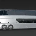 Mô hình xe khách hai tầng hiện đại (Modern Double-Decker Coach Bus) - Thumbnail 2