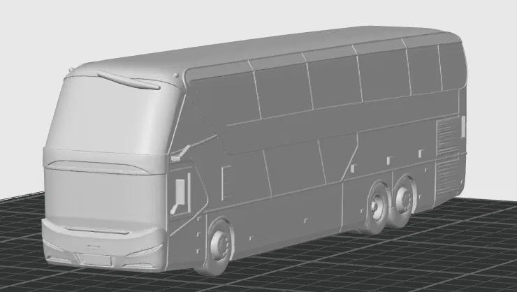 Mô hình xe khách hai tầng hiện đại (Modern Double-Decker Coach Bus) - Image 6